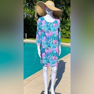 Lilly Purlitzer Linden Dress. 100% Pima cotton. Excellent condition.